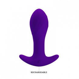 Анальная пробка с вибрацией Anal Plug Massager пурпурная
