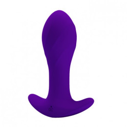 Анальная пробка с вибрацией Anal Plug Massager пурпурная