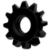 Эрекционное черное кольцо Power Plus Cock Ring