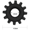 Эрекционное черное кольцо Power Plus Cock Ring