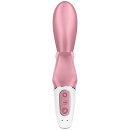 Смарт-вибратор кролик с гибким клиторальным отростком Satisfyer Hug Me Pink