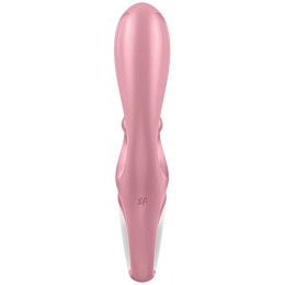 Смарт-вибратор кролик с гибким клиторальным отростком Satisfyer Hug Me Pink