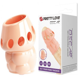 Рельефная насадка с открытой головкой  Pretty Love Oscar Body