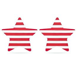 Набор патриотических пэстисов для груди Stars and Stripes Nipple Pasties