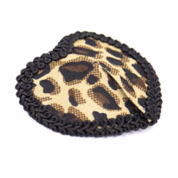 Пэстисы-сердечки с леопардовым принтом