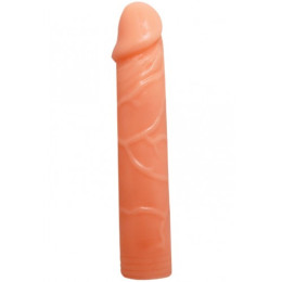 Реалистичный фаллоимитатор с хребтом без мошонки 19 см