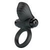 Эрекционное виброкольцо Vibrant Penis Ring Adrien черное