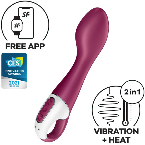 Смарт-вибратор с подогревом для зоны G Satisfyer Hot Spot