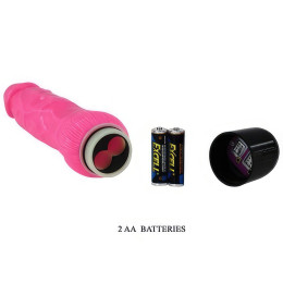 Вибратор реалистичный розовый 23 см