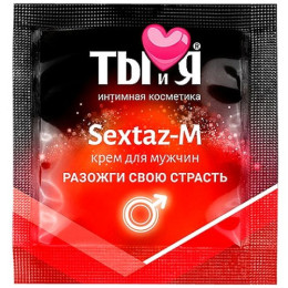 Крем для мужчин Sextaz-M с разогревающим эффектом 1,5 гр, пробник 