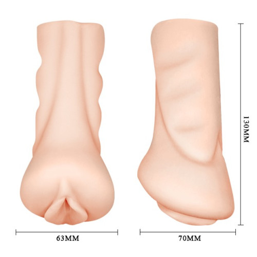 Мягкий мастурбатор с эффектом выделения смазки
