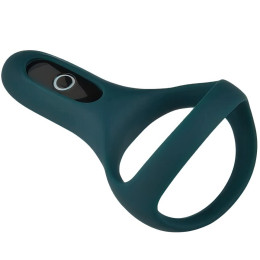 Двойное эрекционное смарт-виброкольцо Fun Town Rise зелёный