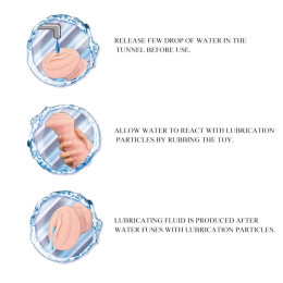 Вагина- мастурбатор с эффектом выделения смазки 