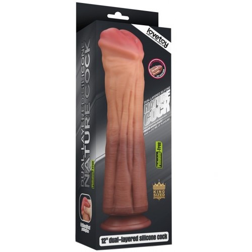 Фаллос-гигант на присоске Lovetoy Nature Cock King Sized 30 см