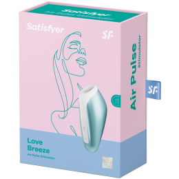 Вакуумно-волновой стимулятор клитора Satisfyer Love Breeze голубой