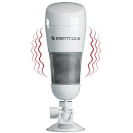 Мастурбатор-вагина в колбе Pretty Love Hedy с вибрацией на присоске