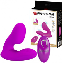 Вибростимулятор простаты со стимулятором промежности Pretty Love Melvin