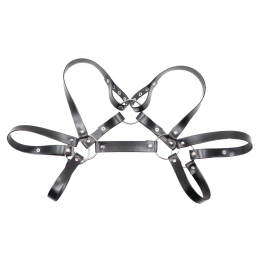 Мужская сбруя с металлическими заклепками