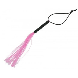 Маленькая резиновая плеть розовая 21 см