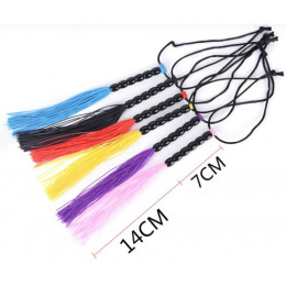 Маленькая резиновая плеть розовая 21 см