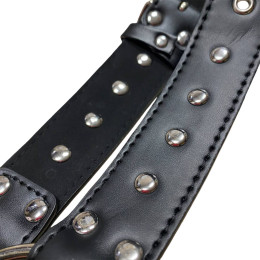 Крестообразная мужская сбруя с заклепками