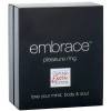 Розовое эрекционное виброкольцо Embrace Pleasure Rings