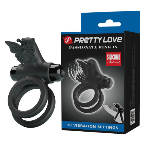 Эрекционное кольцо с вибрацией Pretty Love Passionate Ring