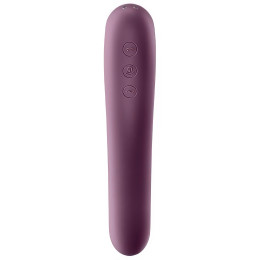 Вакуумно-волновой вибратор Satisfyer Dual Kiss фиолетовый