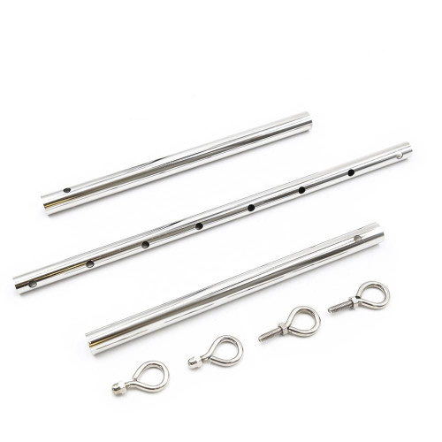 Регулируемая бондажная распорка серебряного цвета