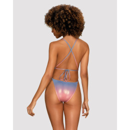 Мерцающий боди-купальник с нежным градиентом Rionella M