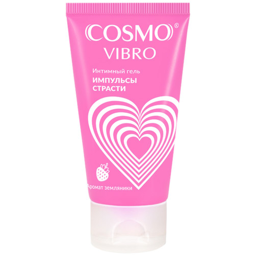 Гель Cosmo Vibro Aroma Жидкий Вибратор с ароматом земляники 50 гр