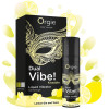 Съедобный гель с вибрацией Orgie dual vibe со вкусом коктейля лимонный джин с тоником 15мл