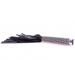 Плеть из натуральной кожи Metallic Charm 40 см