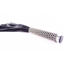 Плеть из натуральной кожи Metallic Charm 40 см