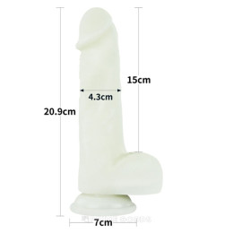 Фаллоимитатор 8.0'' Lumino Play Silicone Dildo 