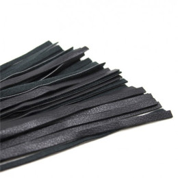 Черная плеть с розово-чёрной ручкой 39 см