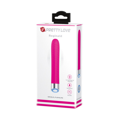 Вибростимулятор Reginald с рельефной поверхностью