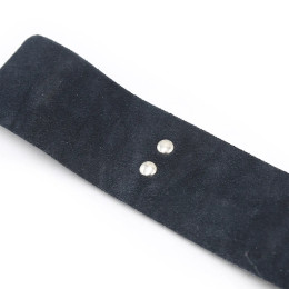 Черный ошейник с зажимами на соски