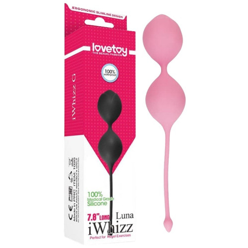 Вагинальные шарики iWhizz Luna розовые