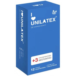 Классические презервативы Unilatex Natural Plain 15 шт