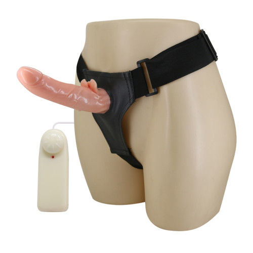 Страпон с клиторальным отростком и ротацией Ultra Passionate Harness