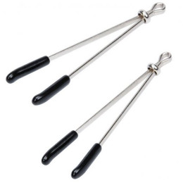 Серебристые зажимы для сосков