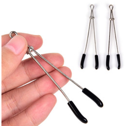 Серебристые зажимы для сосков