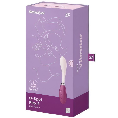 Гибкий вибратор для точки G Satisfyer G-Spot Flex 3 розовый