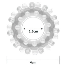 Прозрачное эрекционное кольцо Power Plus Cock Ring