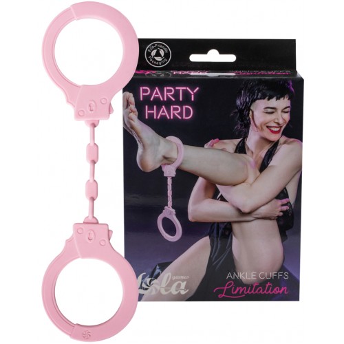 Силиконовые поножи Party Hard Limitation розовые