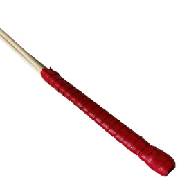 Тройной стек из ротанга с красной рукоятью 60 см