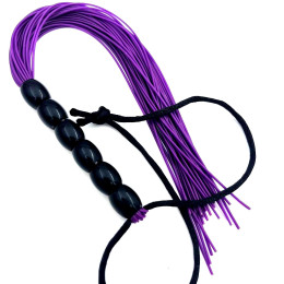 Маленькая резиновая плеть фиолетовая? 24 см