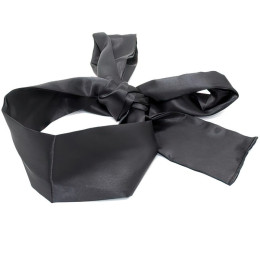 Черная сатиновая лента для связывания