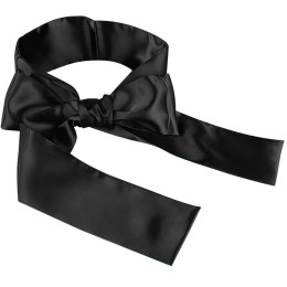 Черная сатиновая лента для связывания